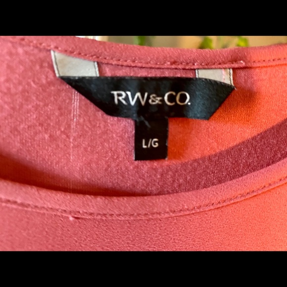 RW & Co Tank Blouse L - Picture 3 of 5